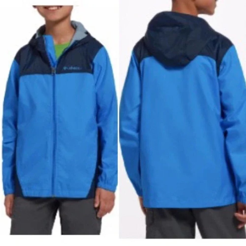 Columbia Boys Blue Glennaker Rain Jacket